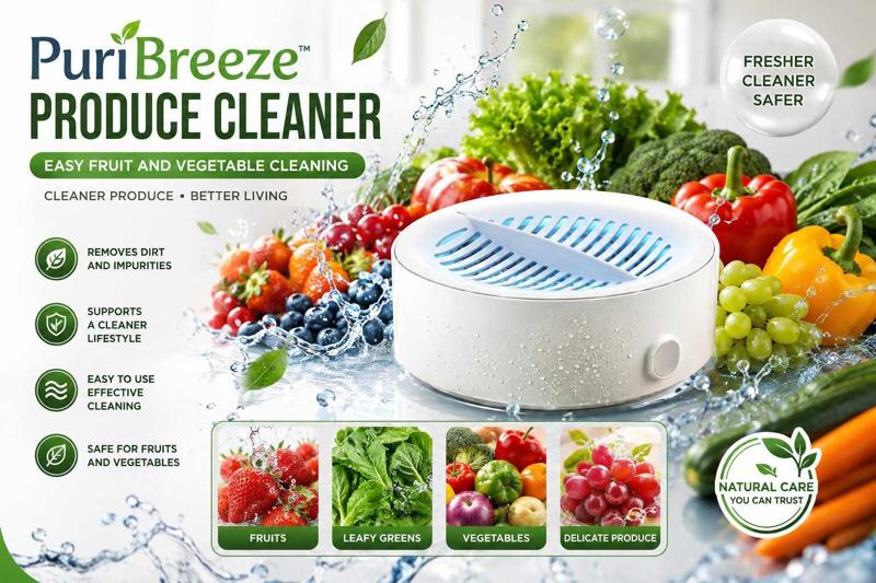 PuriBreeze Produce Cleaner – Modern Solution for Produce Cleaning