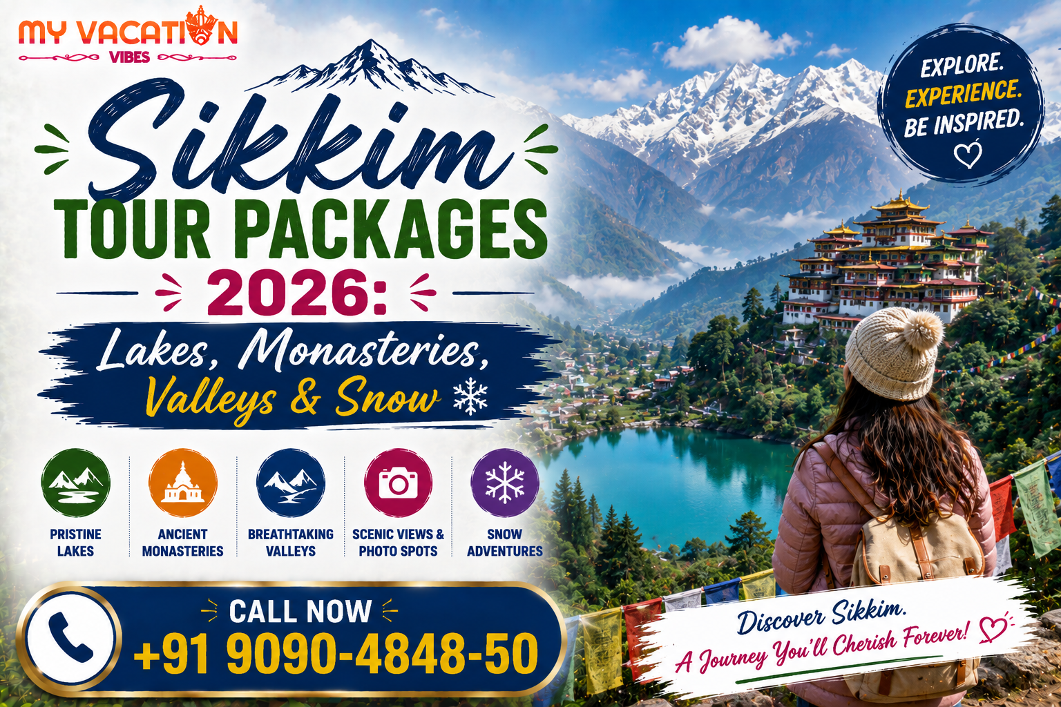 Sikkim Tour Packages 2026: Lakes, Monasteries, Valleys & Snow