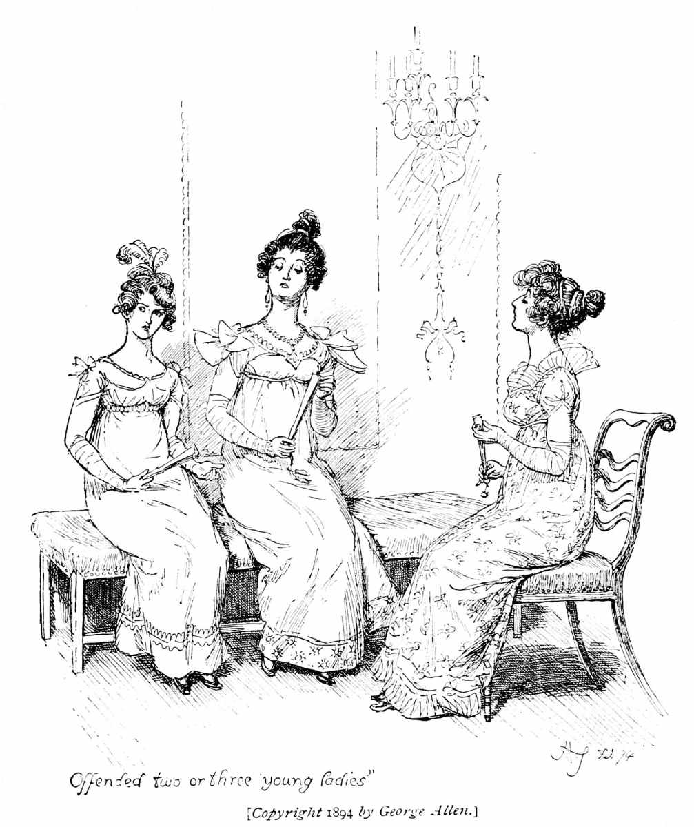 “Offended two or three young ladies”