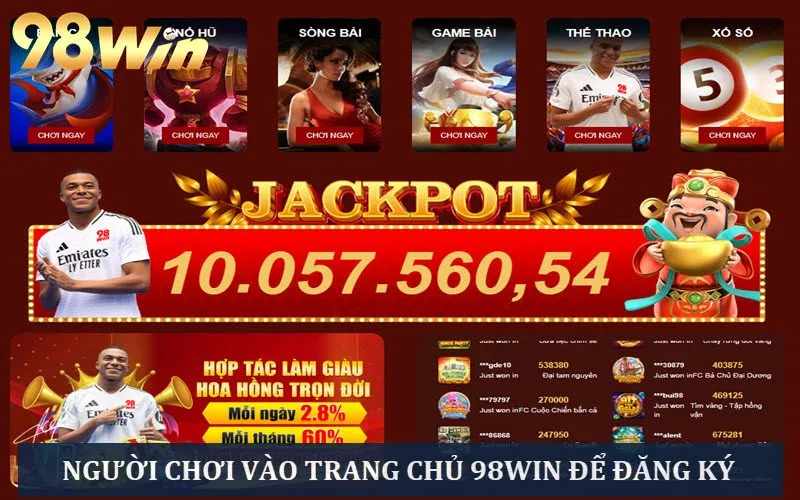 Hướng Dẫn Đăng Ký 98win Trải Nghiệm Cá Cược Đỉnh Cao