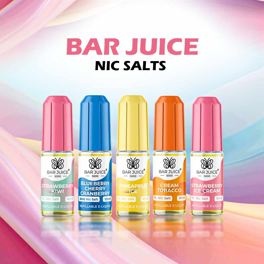 Bar Juice 5000 10ml Nic Salts E-liquids: Smooth Nicotine and Exceptional flavour