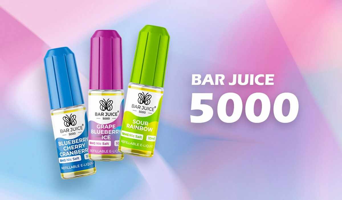 Everyday Smoothness with Bar Juice 5000 10ml Nic Salts E-liquids