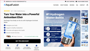 AquaFusion Hydrogen Bottle: Full Review of Features, Benefits, Usage & Value