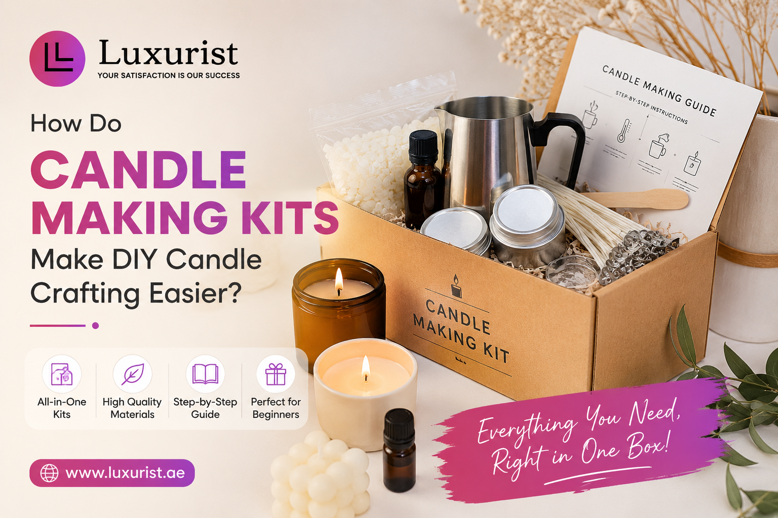 How Do Candle Making Kits Make DIY Candle Crafting Easier?