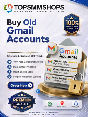 Buy Old Gmail Accounts - 100% USA,UK,CA Aged Gmail...