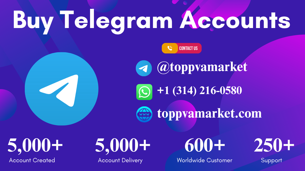 3 Best sites to Buy Telegram Accounts PVA & Aged