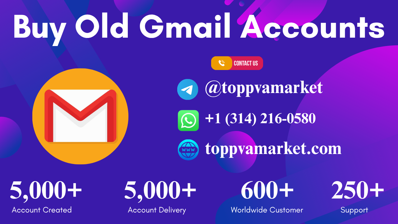 Best 10 Sites To Buy Verified Gmail Accounts in Bulk (PVA & Old)