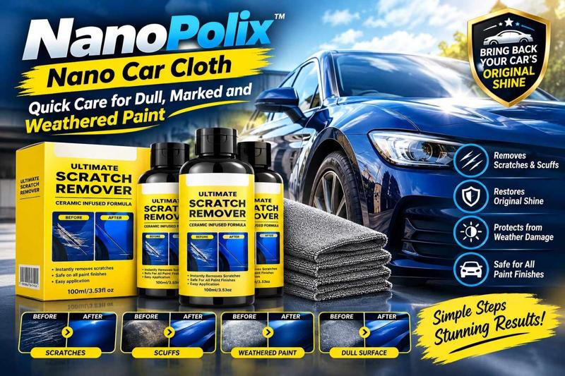 NanoPolix Nano Car Cloth – Upgrade Your Car’s Appearance With Effortless Surface Care