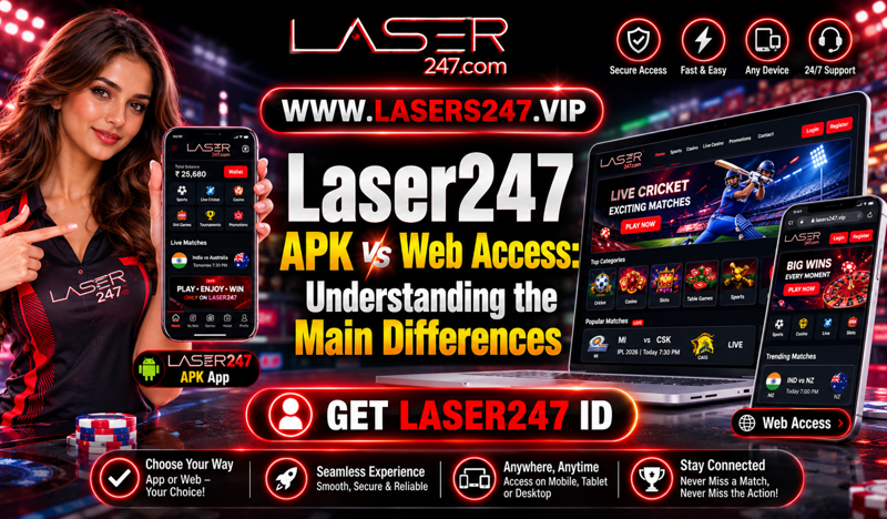 Laser247 APK vs Web Access: Understanding the Main Differences