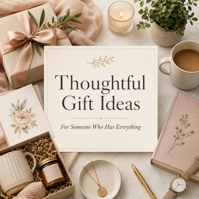 How to Choose a Thoughtful Gift for Someone Who Has Everything