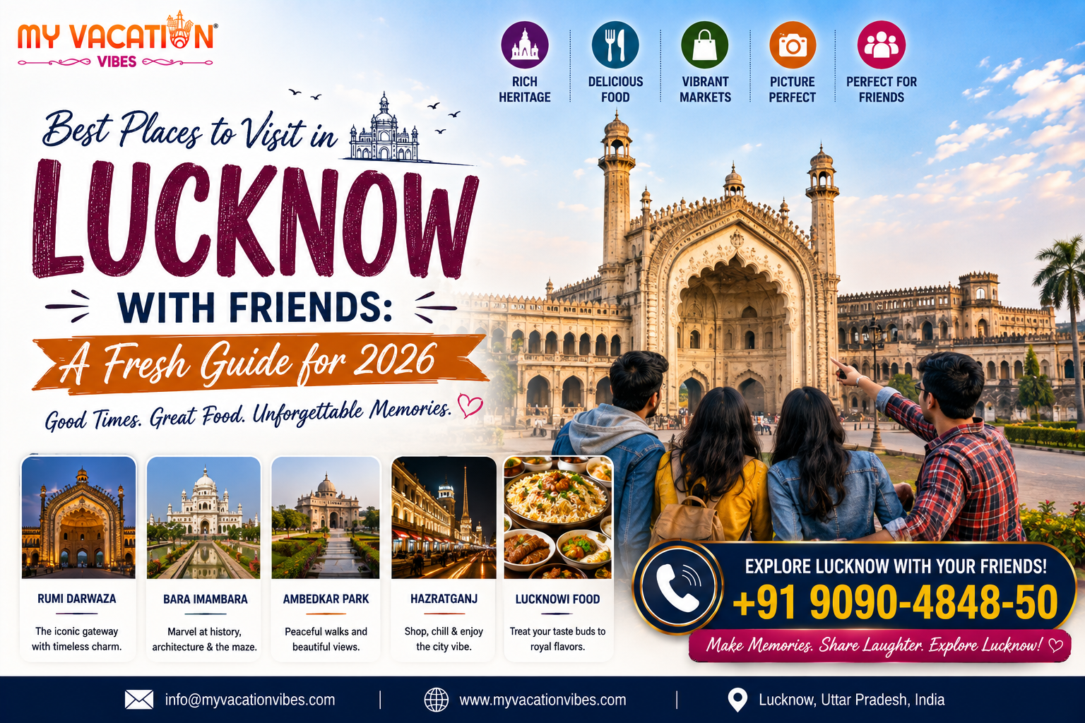 Best Places to Visit in Lucknow with Friends: A Fresh Guide for 2026