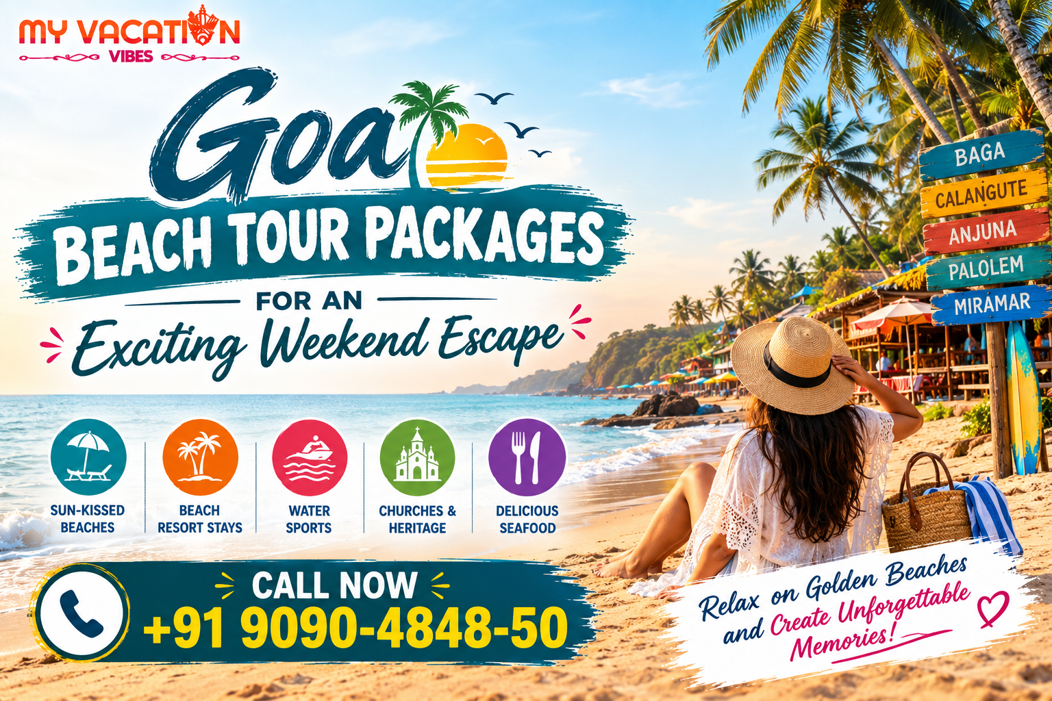 Goa Beach Tour Packages for an Exciting Weekend Escape