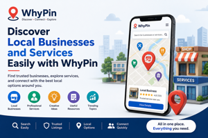Discover Local Businesses and Services Easily with WhyPin