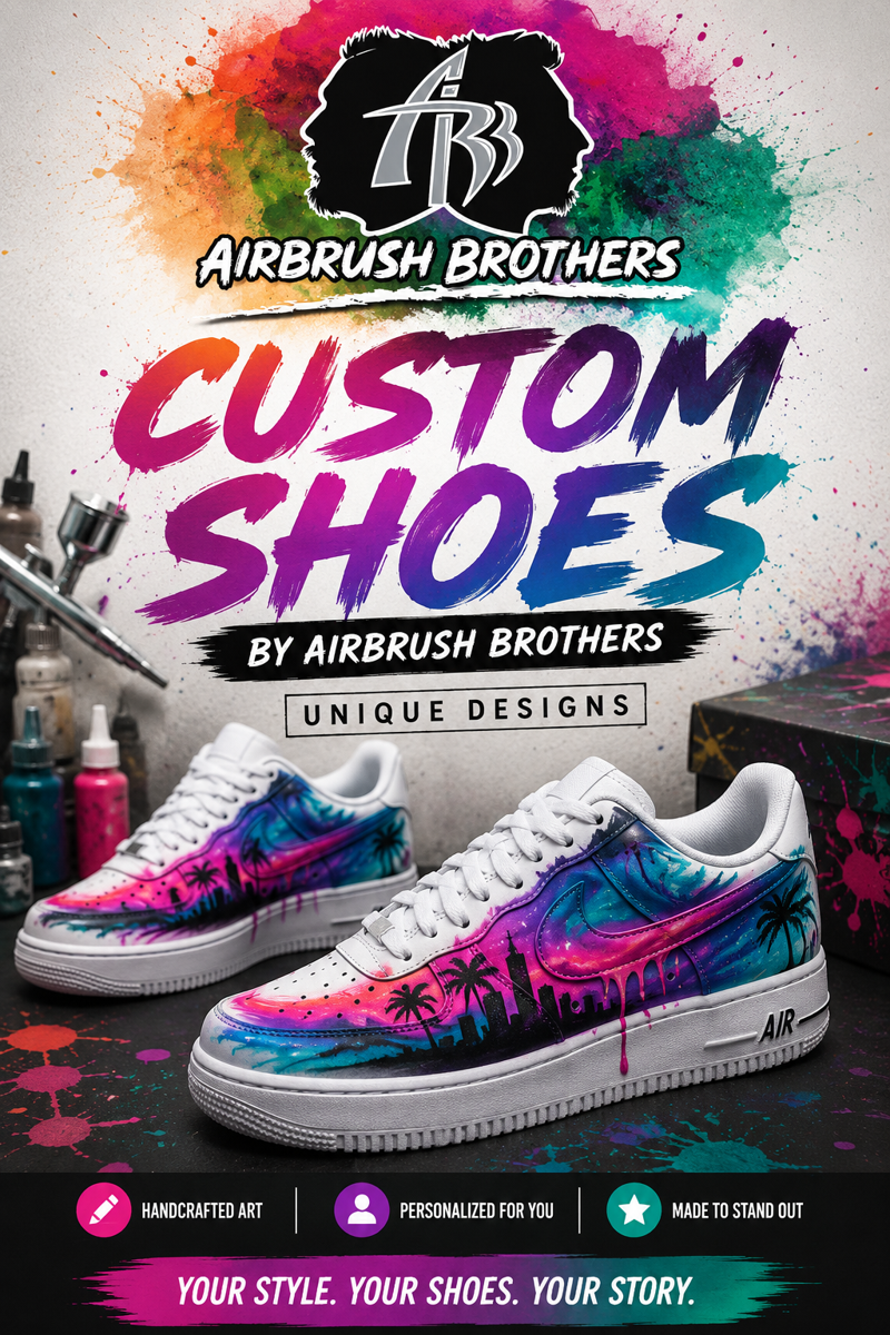 Custom Shoes by Airbrush Brothers | Unique Designs
