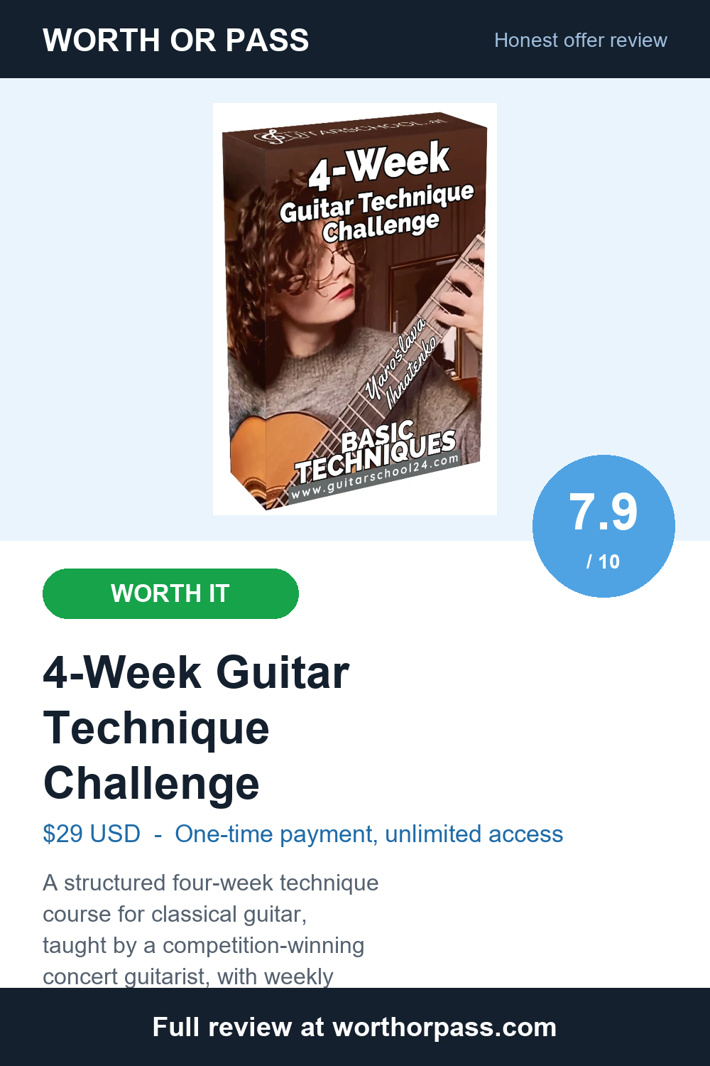 4-Week Guitar Technique Challenge review