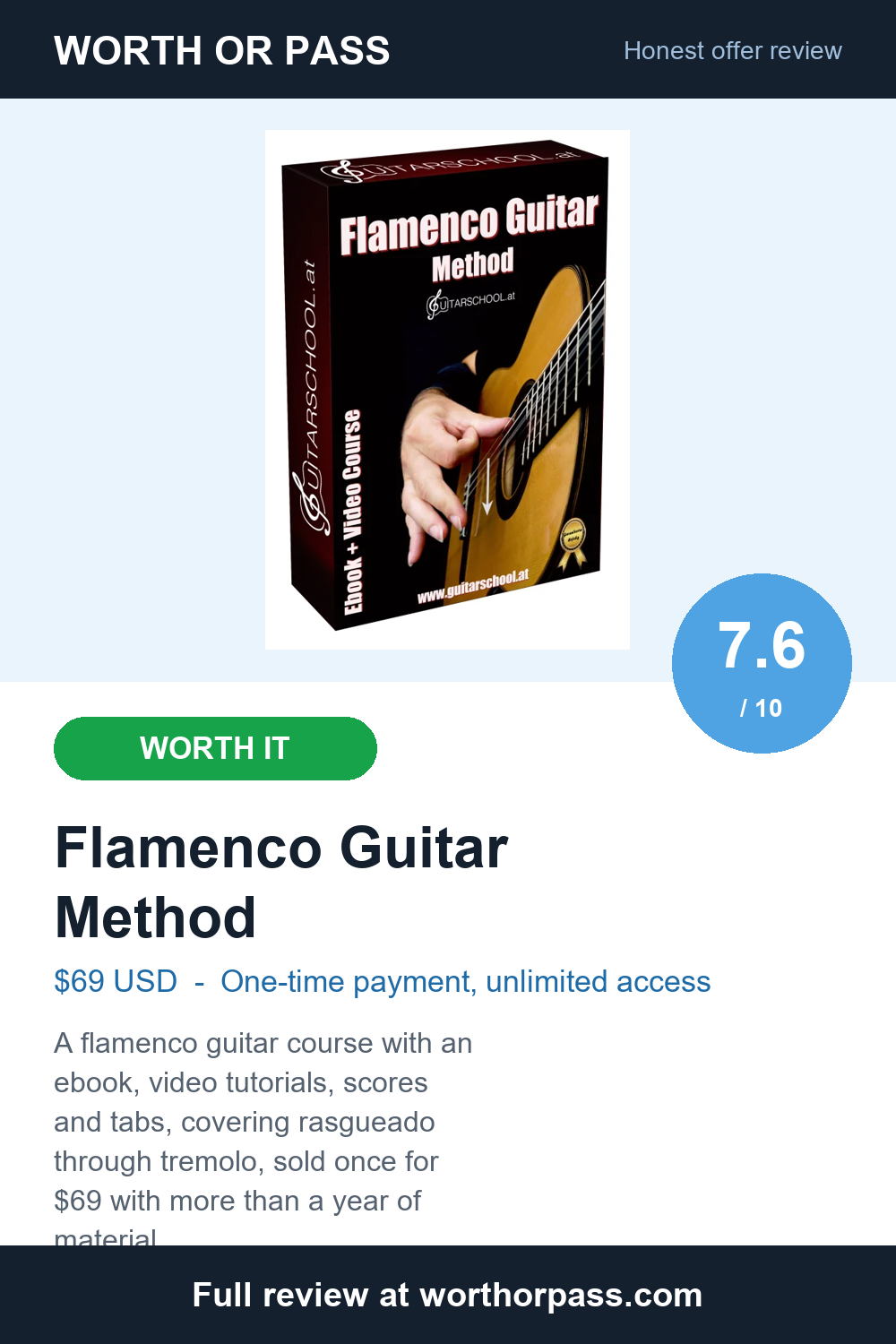 Flamenco Guitar Method Review: $69 Course