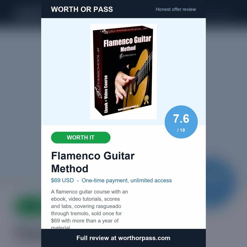 Flamenco Guitar Method Review: $69 Course