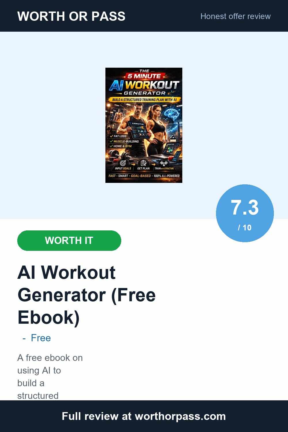 AI Workout Generator Free Ebook Review