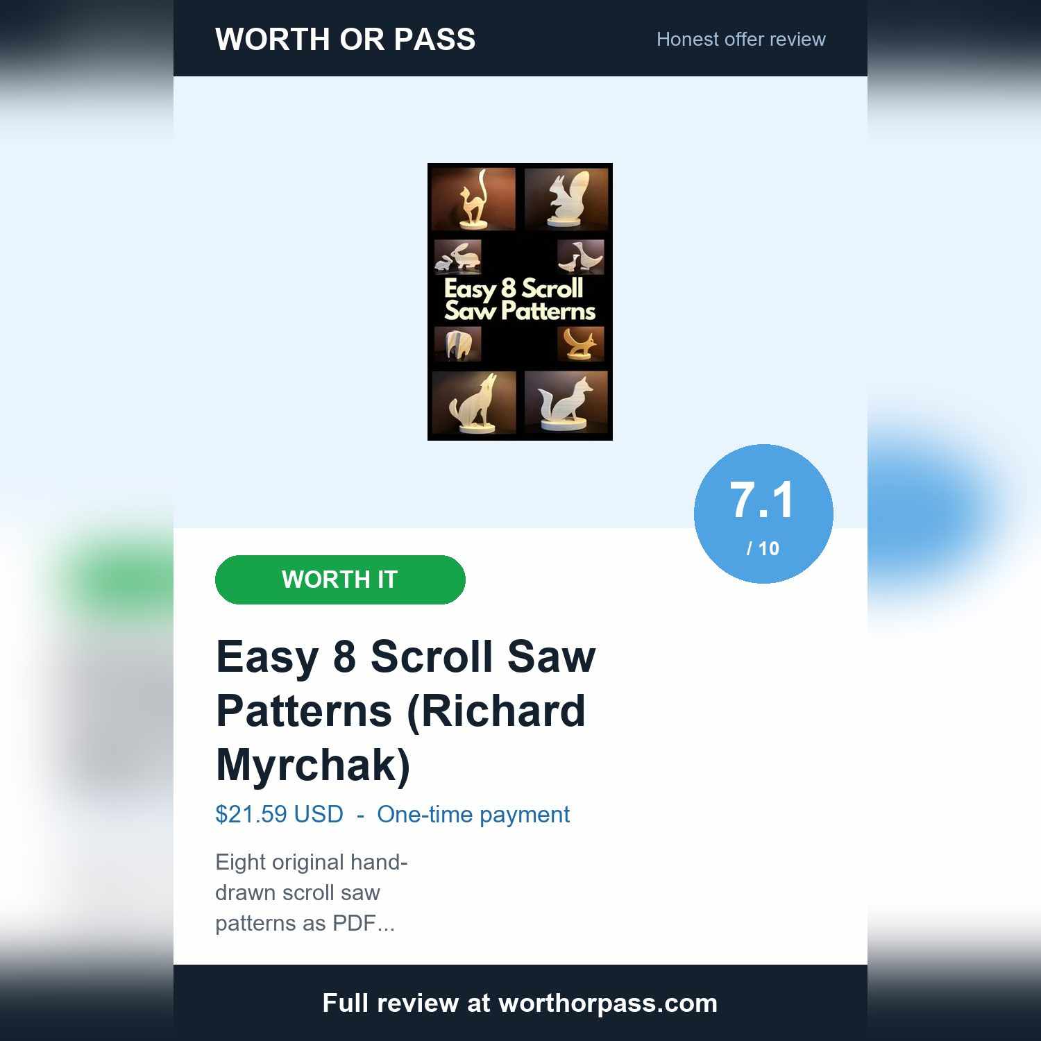 Easy 8 Scroll Saw Patterns Review