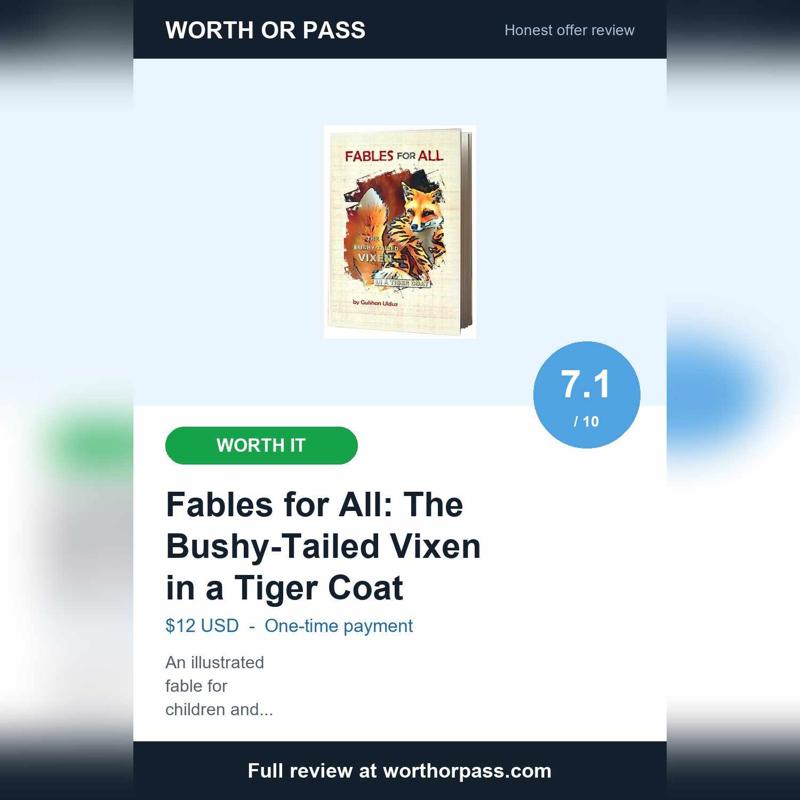 The Bushy-Tailed Vixen in a Tiger Coat