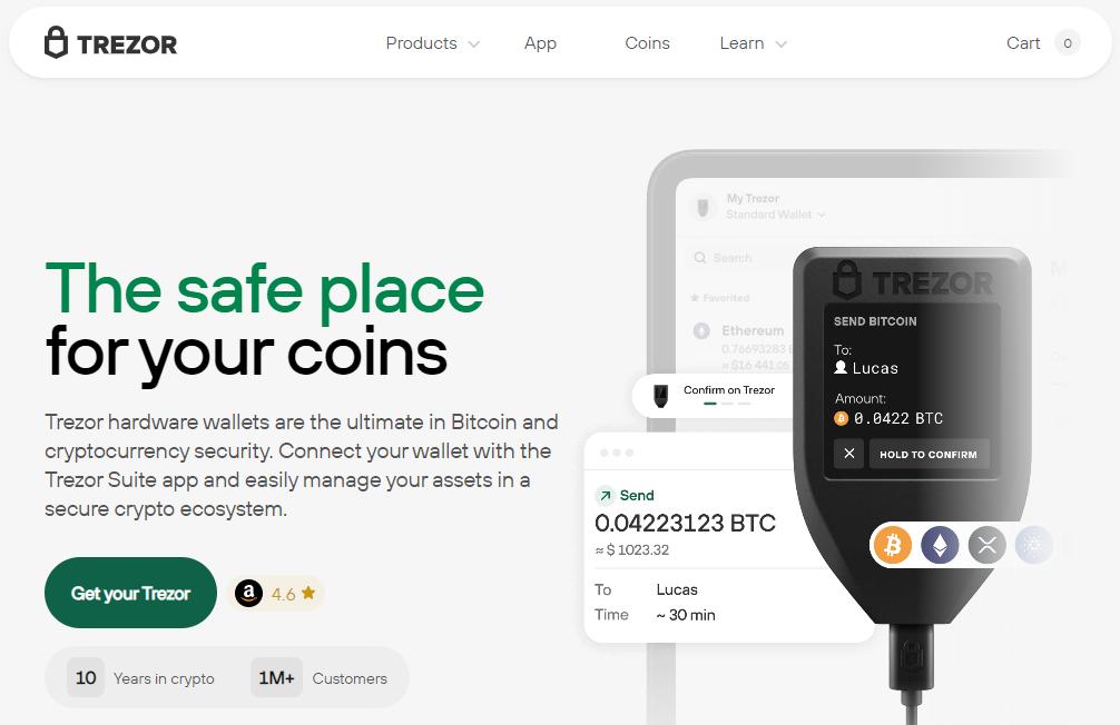 Trezor Hardware Wallet (Official) | Ultimate Crypto Security