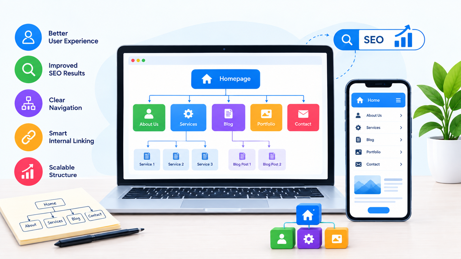 How to Structure Your Business Website for Better User Experience and SEO? A Complete Guide