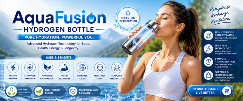 AquaFusion Hydrogen Bottle: Benefits, Safety, Features & FAQs