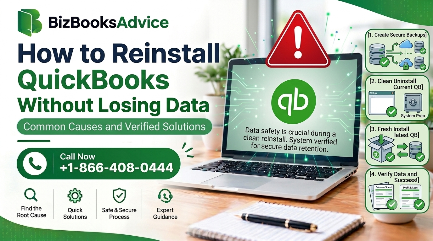 How to Reinstall QuickBooks Without Losing Data