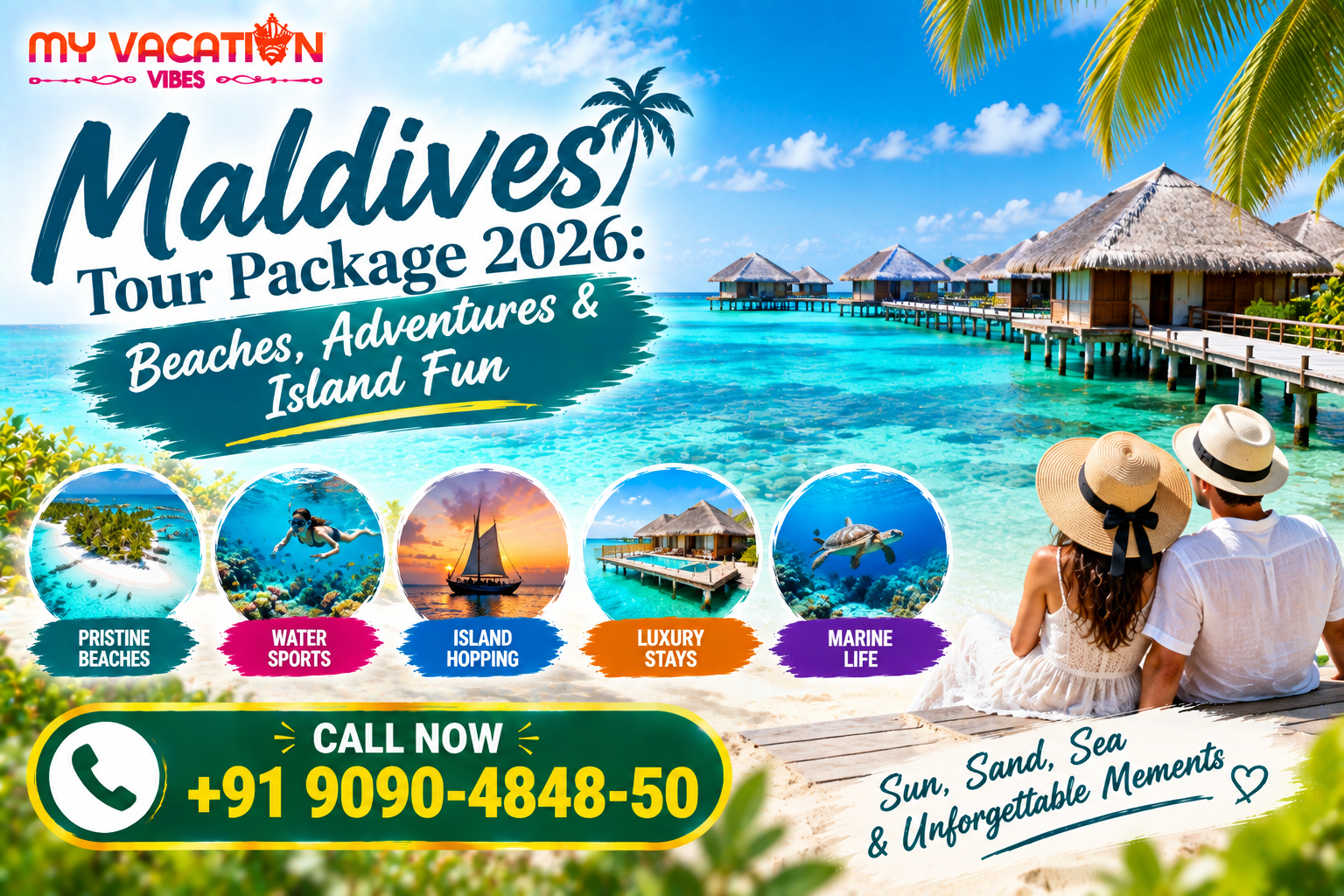 Maldives Tour Package 2026: Beaches, Adventures & Island Fun