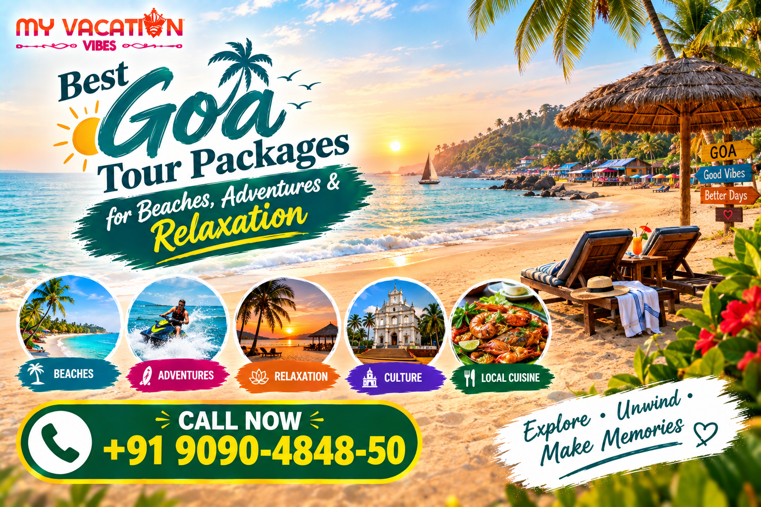 Best Goa Tour Packages for Beaches, Adventures & Relaxation