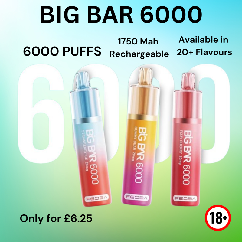 Big Bar 6000 Disposable Vape: A Comprehensive Review