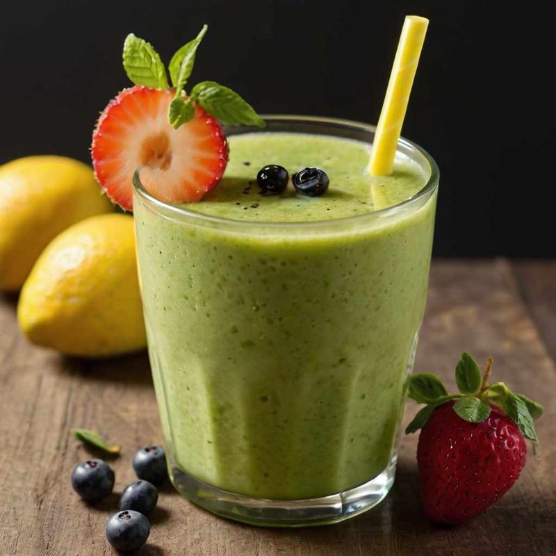 Green Tea-Fruit Smoothie