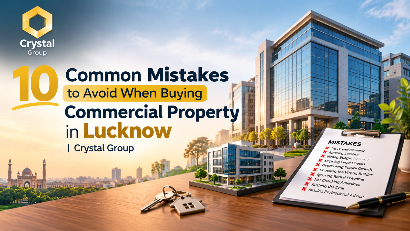 Property Buying in Lucknow: 10 Mistakes to Avoid