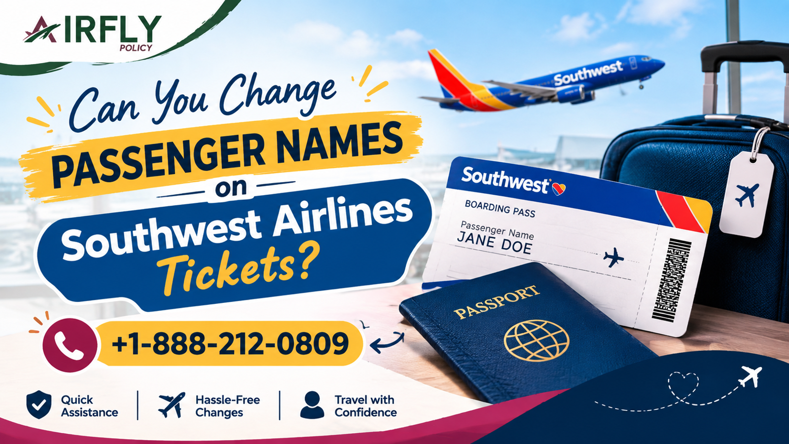 Can You Change Passenger Names on Southwest Airlines Tickets?