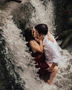 Behind the Falling Water 🔞🍒💦