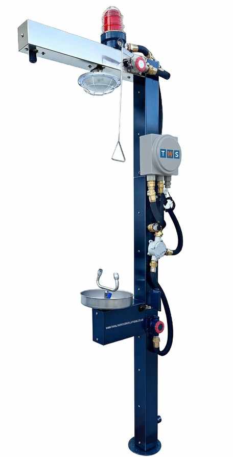 Emergency Drench Showers and Eyewash Systems for Pharmaceutical Manufacturing