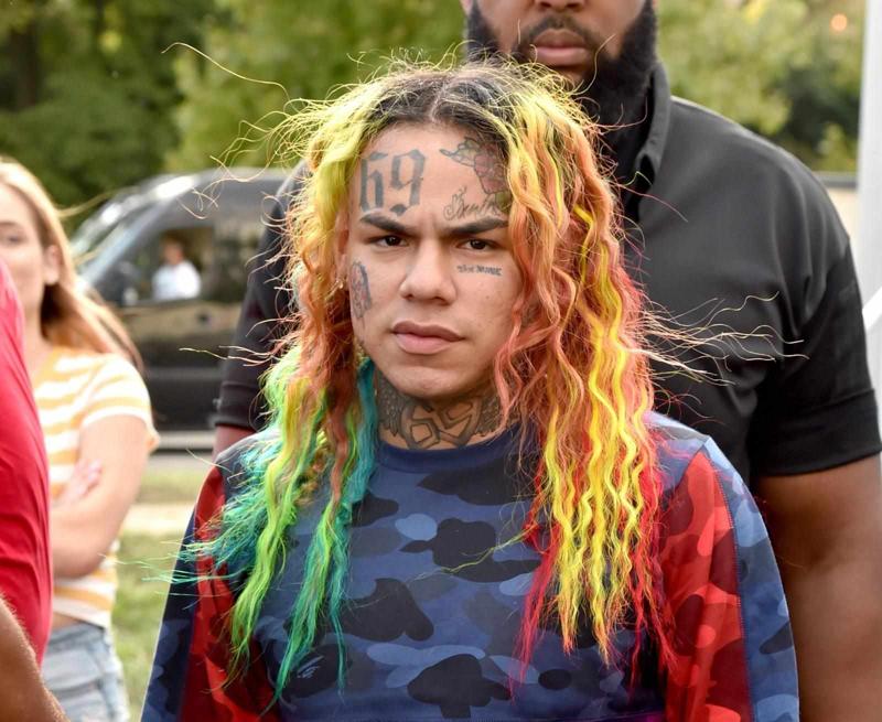 6ix9ine's Rainbow Ride Ends: Cars Seized, Bullet Holes Found in Bentley