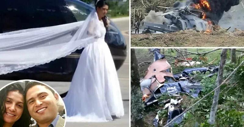 Bride's Final Moments Captured Before Wedding Helicopter Crash