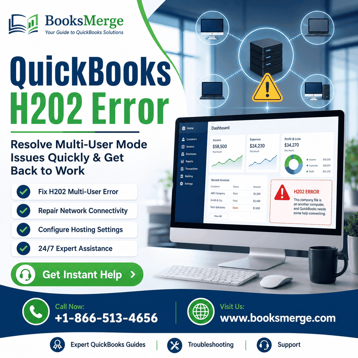 How to Fix Error H202 in QuickBooks Desktop: Complete Troubleshooting Guide