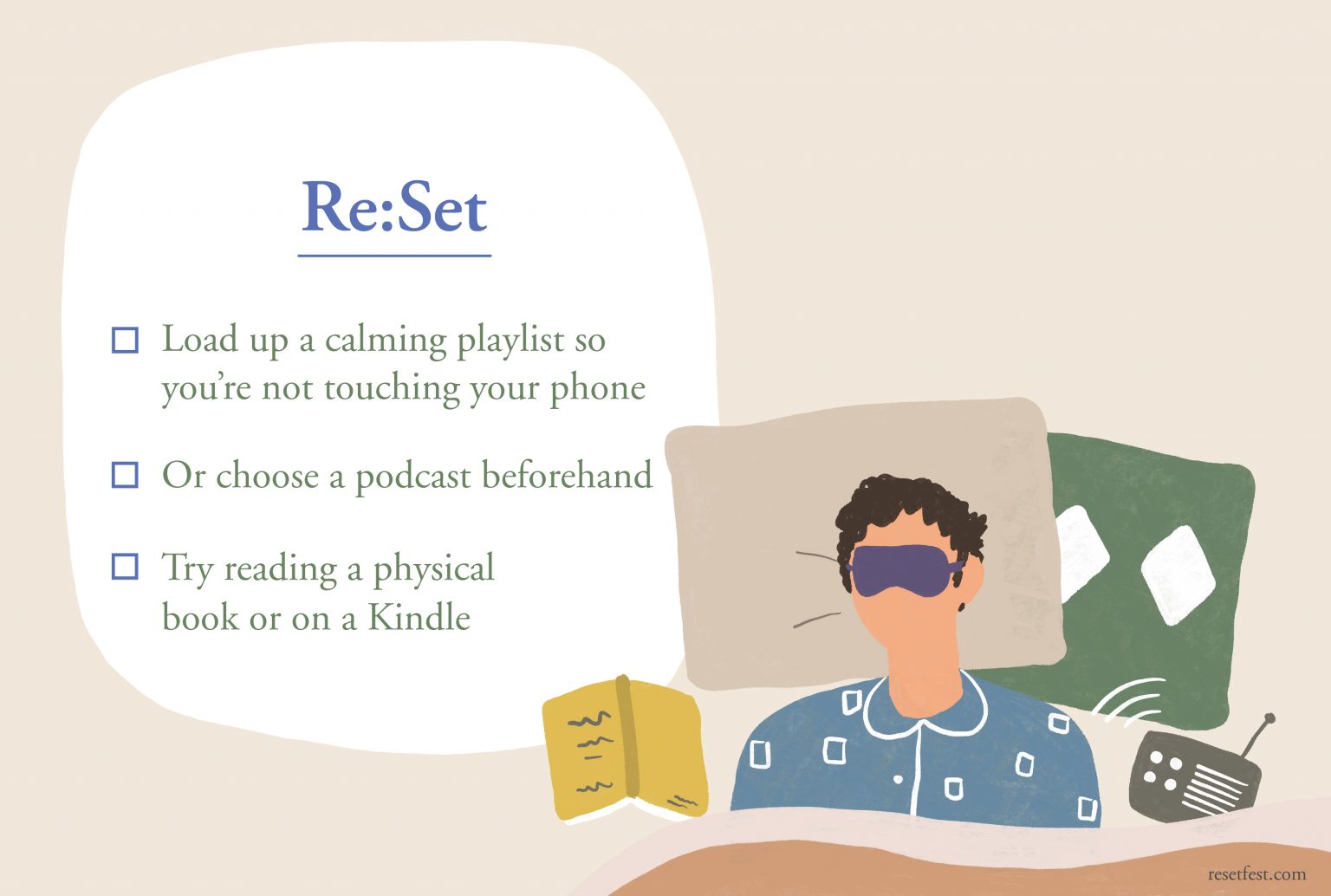 The Re:Set Guide to Building a Phone-Free Nighttime Routine