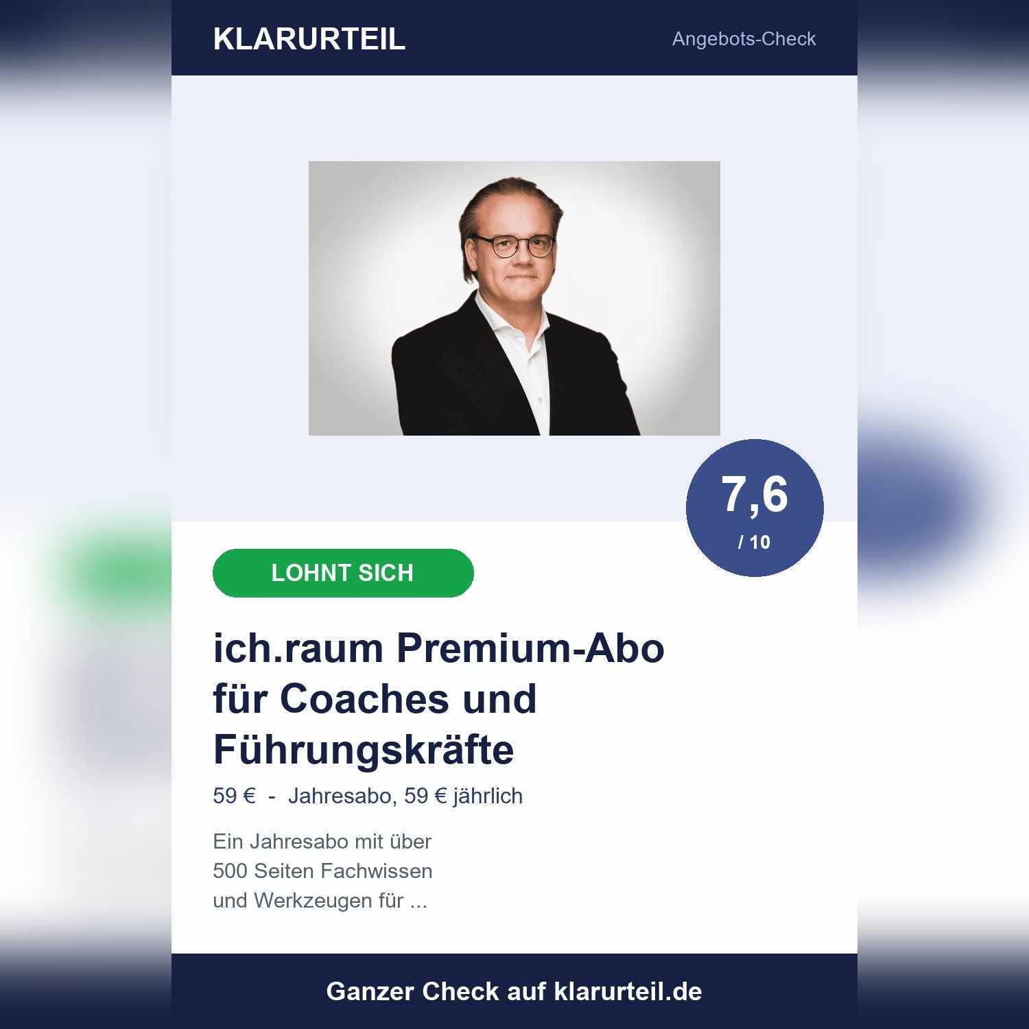 ich.raum Premium-Abo im Check