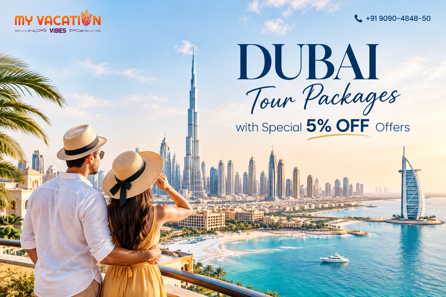 Dubai Tour Packages with Special 5% OFF Offers