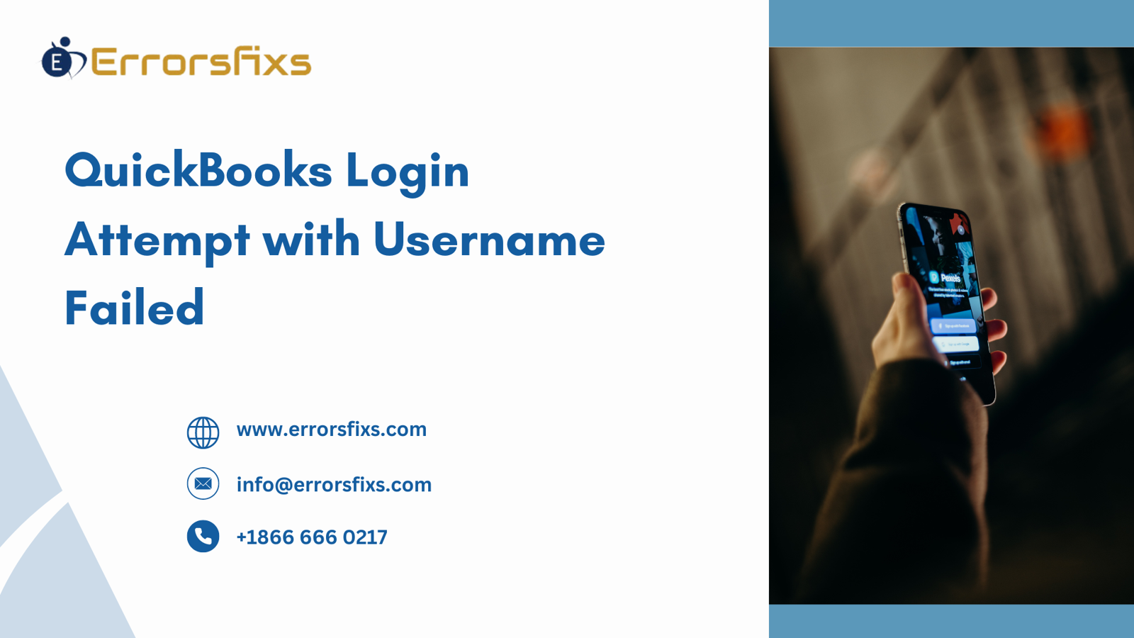 QuickBooks Error: The Attempt to Log in With The Username Failed