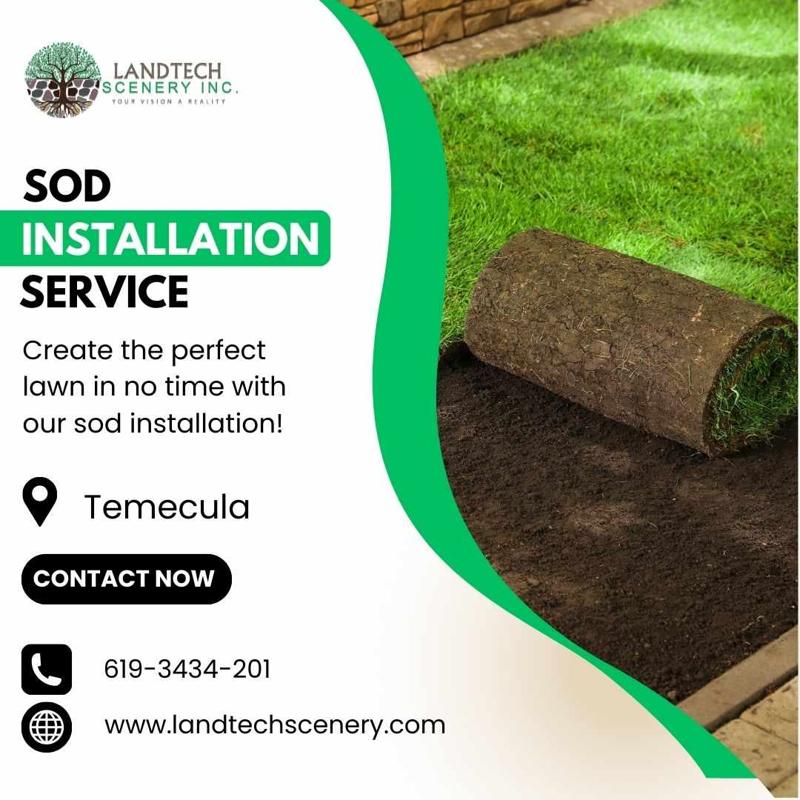 Sod Installation Service in Temecula