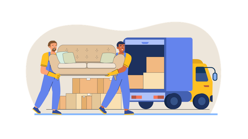 117 Packers And Movers Illustrations - Free in SVG, PNG, EPS - IconScout