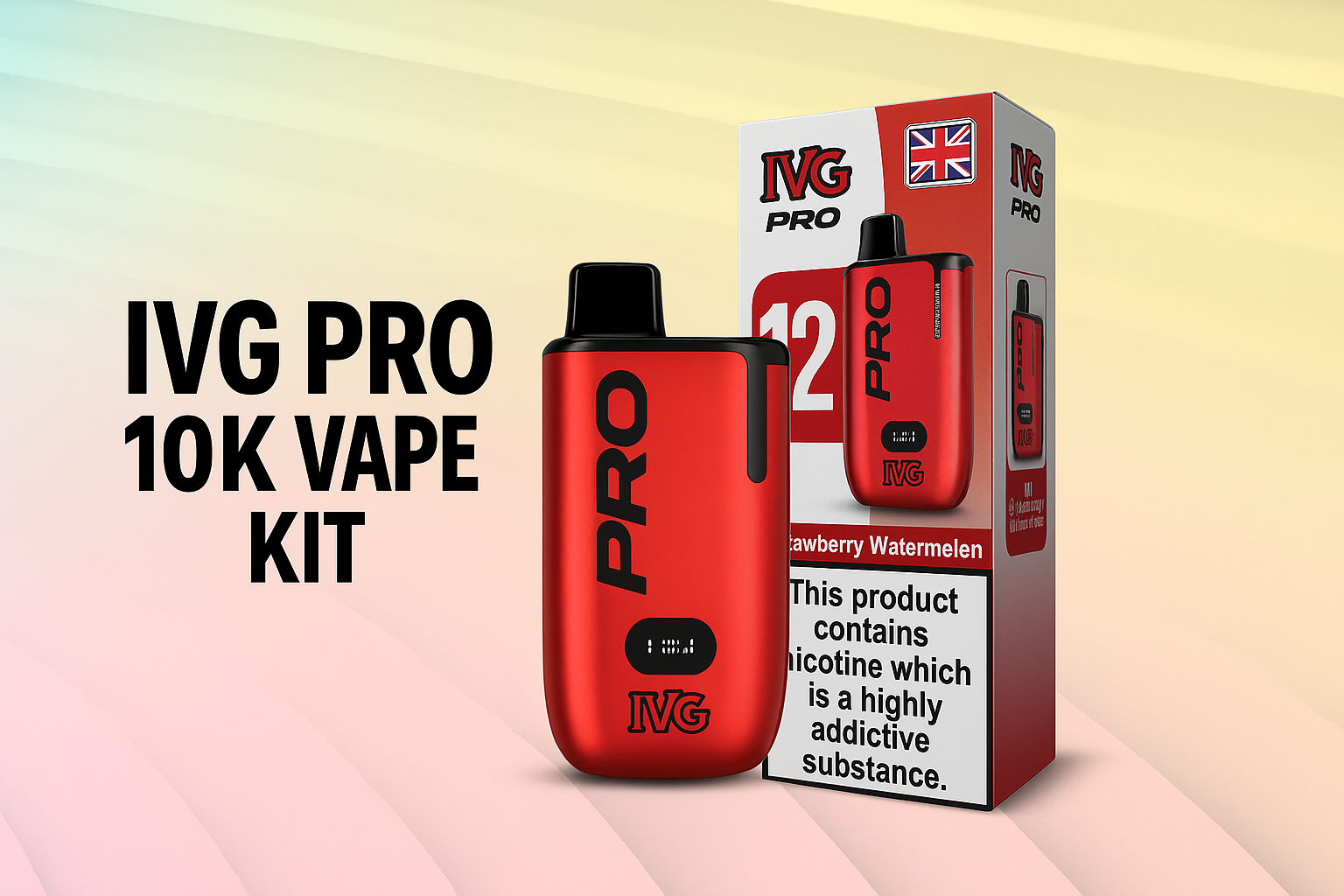 IVG Pro 10k Vape Kit – Strong Flavour and Consistent Vapour Output
