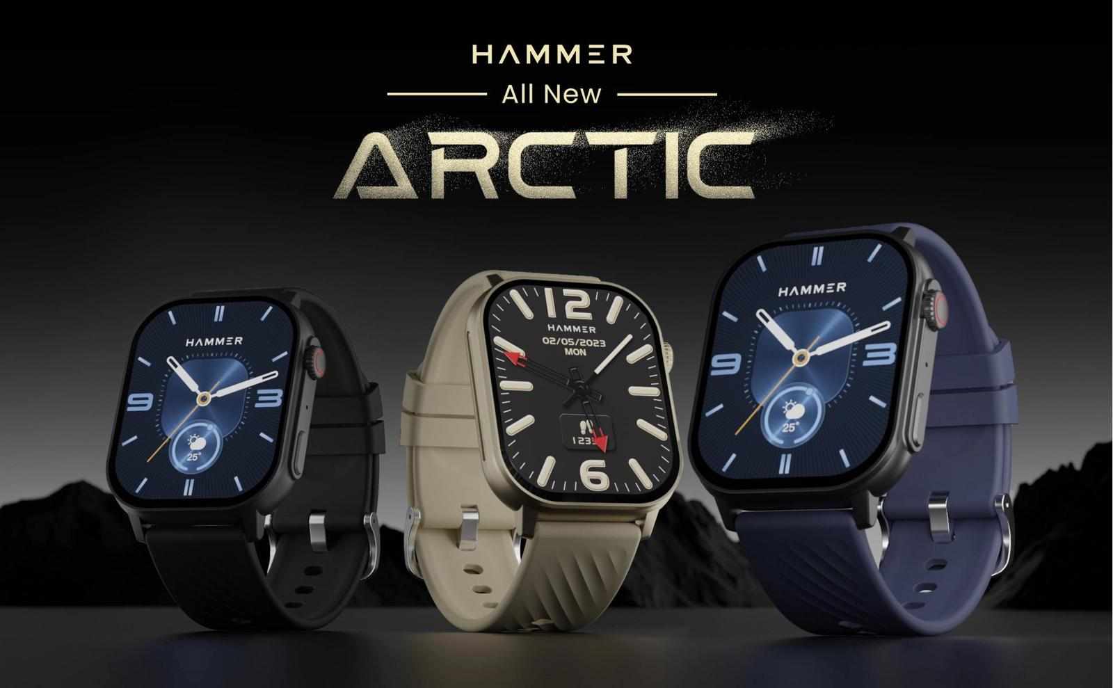 Hammer Arctic 2.04" Super Amoled Display Bluetooth Calling Smartwatch