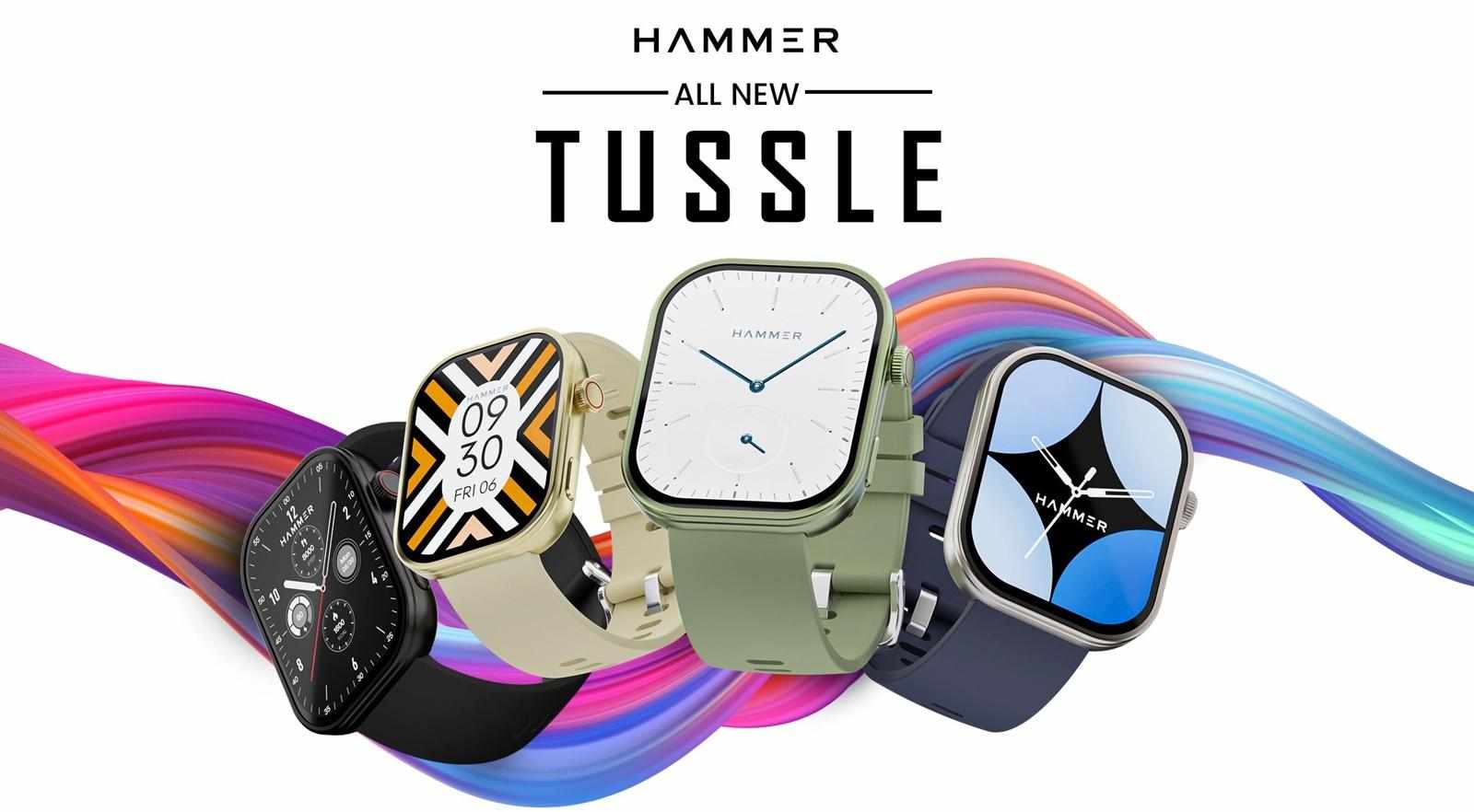 Hammer Tussle 2.01" Full HD Display Bluetooth Calling Smartwatch