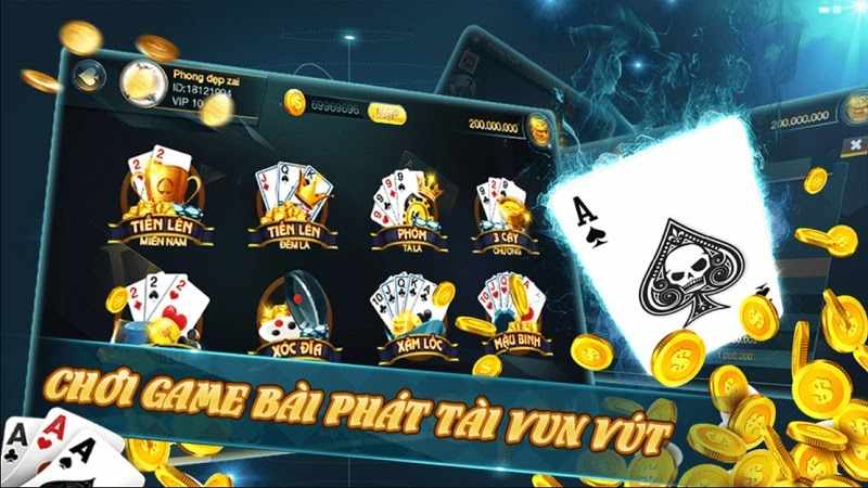Bạn là một đại gia yêu thích các trò chơi bài và muốn tìm kiếm một sân chơi đẳng cấp