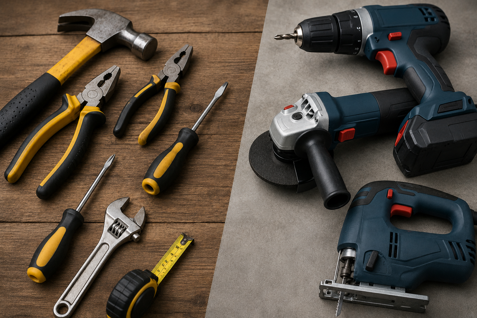 Hand Tools vs. Power Tools: Which Is Better for Everyday Projects?